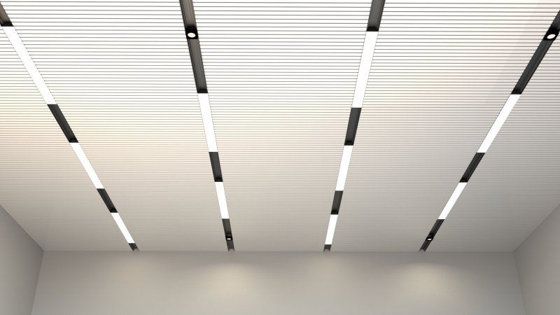 Square Radiant Lamellar - Die Heiz-/ Kühldecke als Lamellendecke
