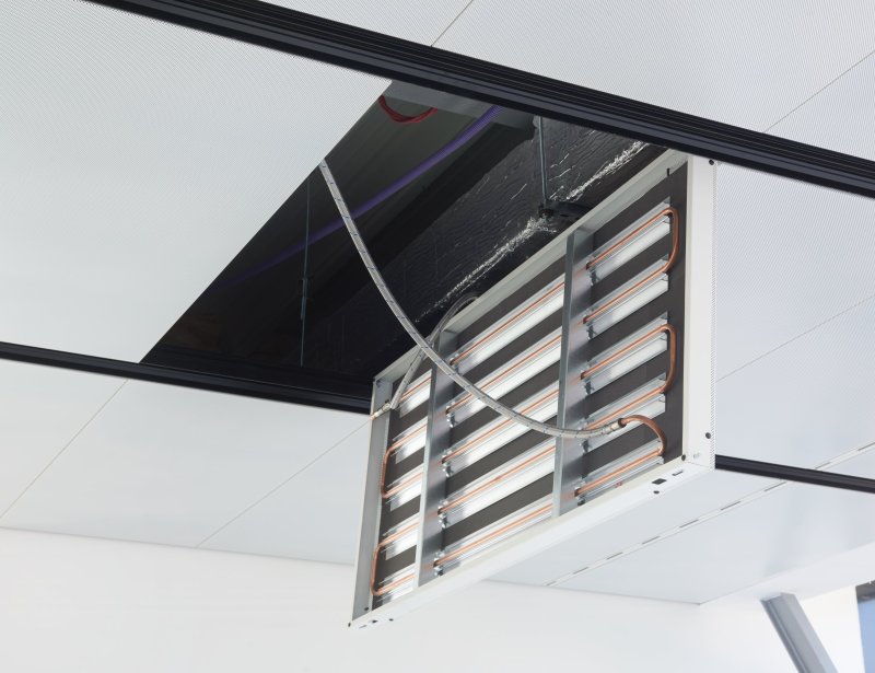 Square Radiant Metal Panel 