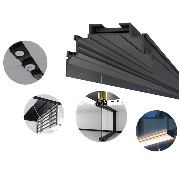 Die Heiz-/ Kühldecke mit Akustikbaffeln